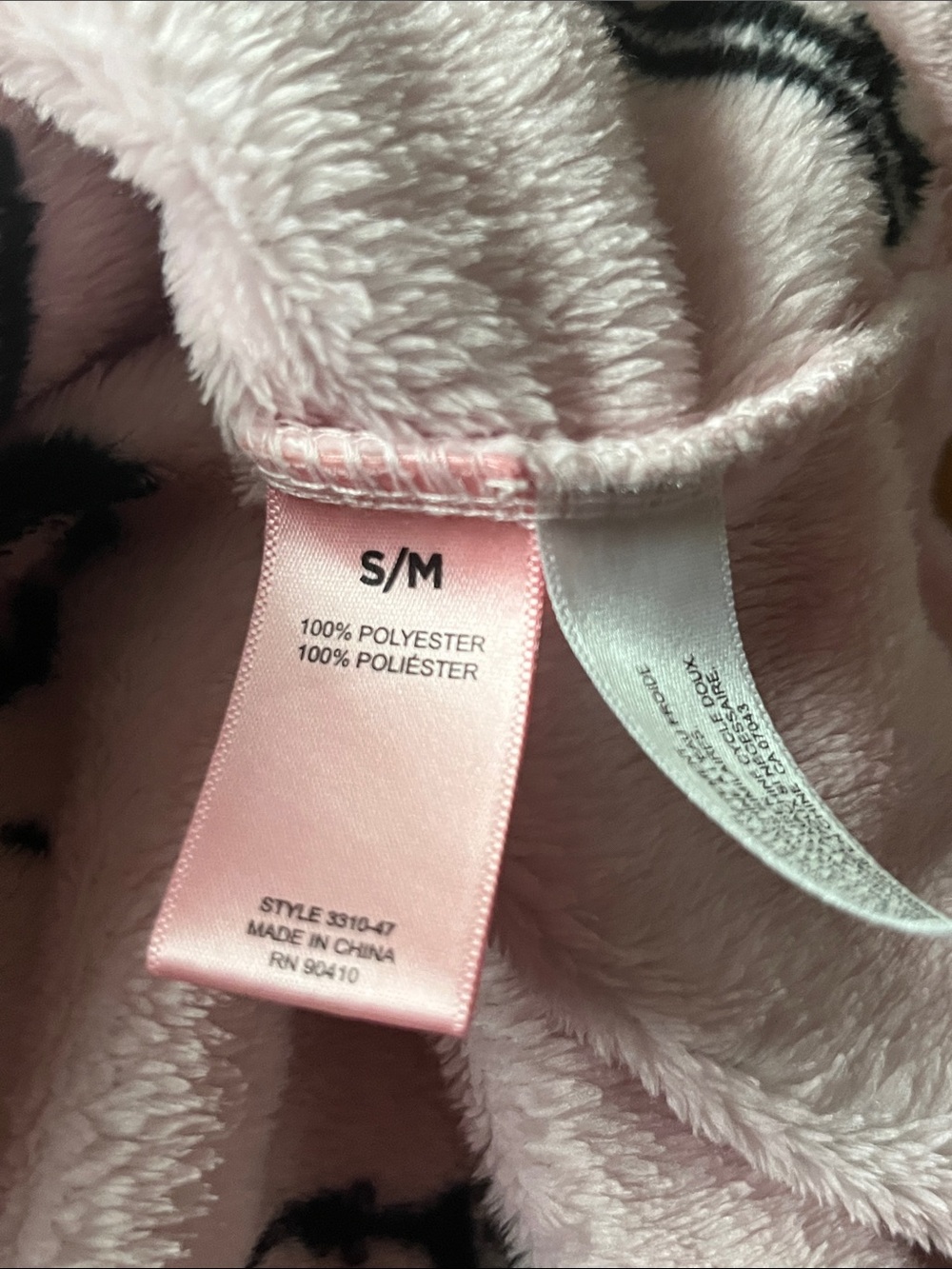 Pink Fuzzy Juicy Couture Robe - Picture 4 of 4